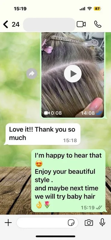 Full Head Makeover Review. Before-and-after style review highlighting full-head transformation with balanced volume and length.