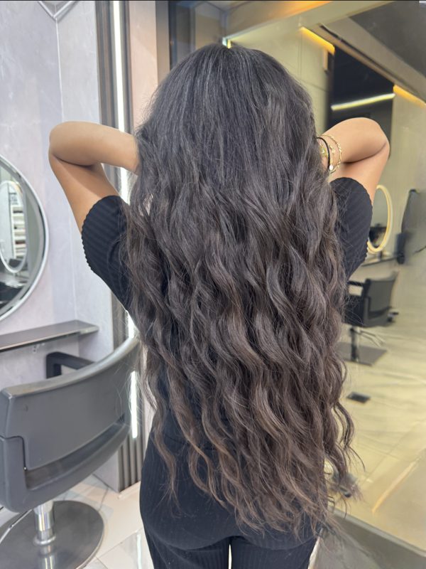 Recovery After Failed Work in Another Salon. We safely removed painful oversized bonds and rebuilt everything with our gentle jeweler-grade method for comfort and luxury finish.