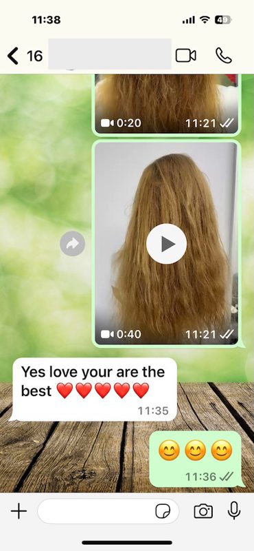 Ombre and balayage hair extensions review: client photo showing perfectly blended color transitions.