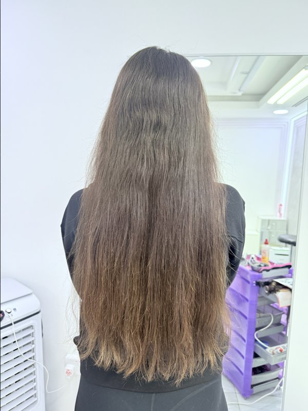 Invisible nano capsule extensions dubai gallery — professional hair extensions in Dubai using micro, nano or keratin technique