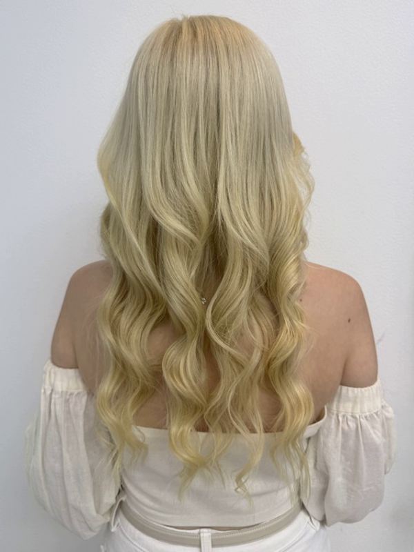 Silky slavic hair extensions professional dubai — professional hair extensions in Dubai using micro, nano or keratin technique